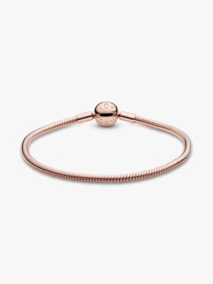 Bracelet Pandora charm métal rose 