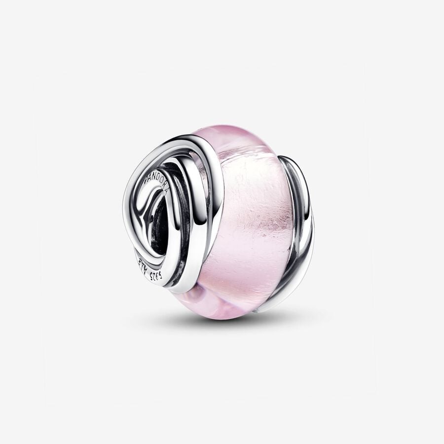 CHARM PANDORA MURANO ROSE CERCLE