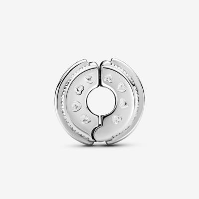 CLIP PANDORA LOGO LIGNES PAVE
