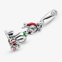 CHARM PANDORA DISNEY "PLUTO & CADEAU DE NOEL"