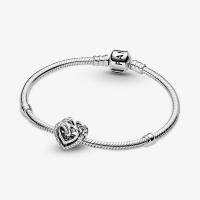 CHARM PANDORA COEUR SCINTILLANT