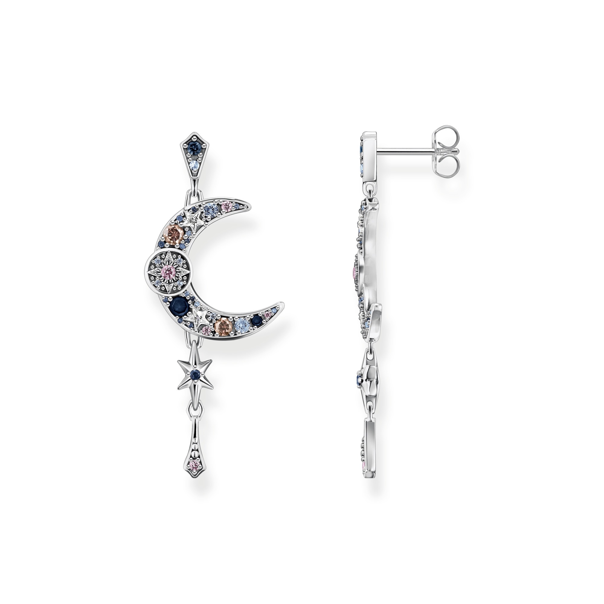 BOUCLES  DOREILLES THOMAS SABO ROYALTY LUNE ETOILE