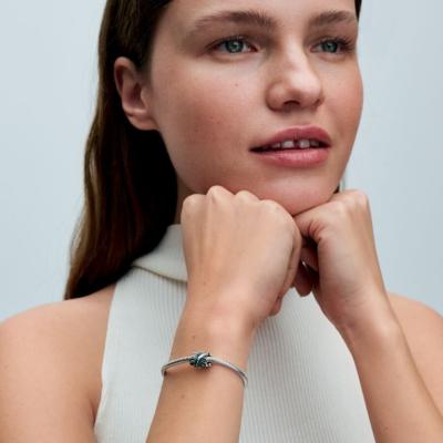 CHARM PANDORA MONSTERA VERT 