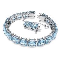 BRACELET SWAROVSKI MILLENIA TAILLE CARRE BLEU