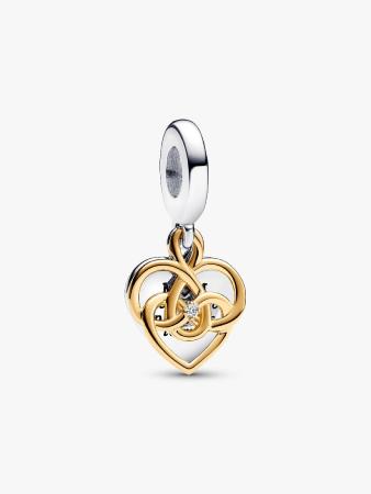 CHARM PANDORA DOUBLE MAMAN DIAMANT