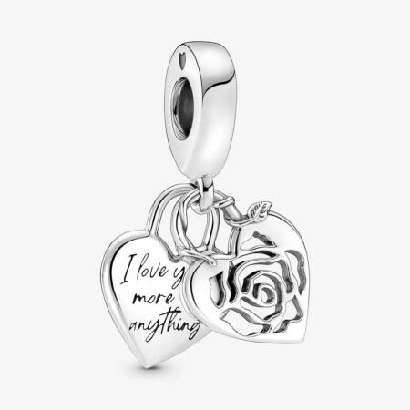 CHARM PANDORA ROSE "JE T AIME PLUS QUE TOUT"