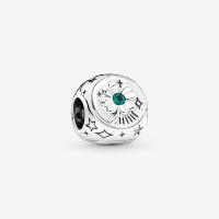 CHARM PANDORA PORTE BONHEUR" TREFLE FER A CHEVAL COCCINNELLE