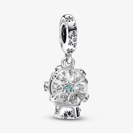 CHARM PANDORA PENDANT BOULE DE NEIGE 