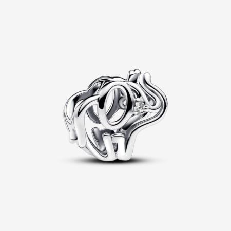 CHARM ELEPHANT AJOURE 