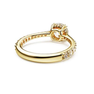 Bague Swarovski Stilla dorée 