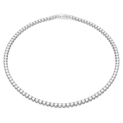 COLLIER SWAROVSKI MATRIX TENNIS BLANC 