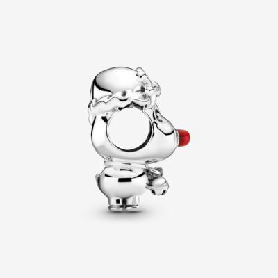 CHARM PANDORA RENNE AU NEZ ROUGE 
