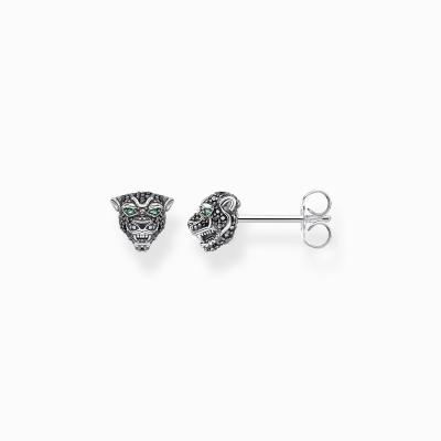 Clous d'oreilles Black cat 