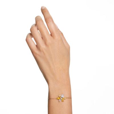 BRACELET SWAROVSKI GEMA FLEUR CRISTAL JAUNE