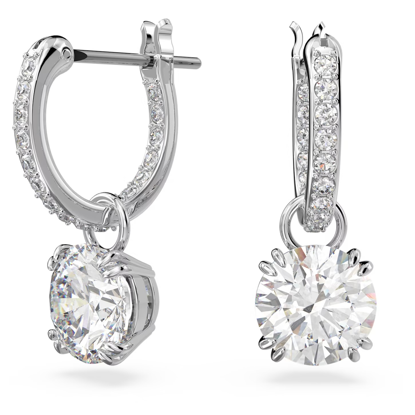BOUCLES  D OREILLES SWAROVSKI CONSTELLATION TON ARGENT 