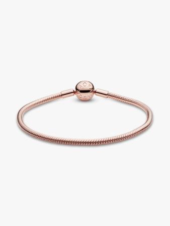Bracelet Pandora charm métal rose 