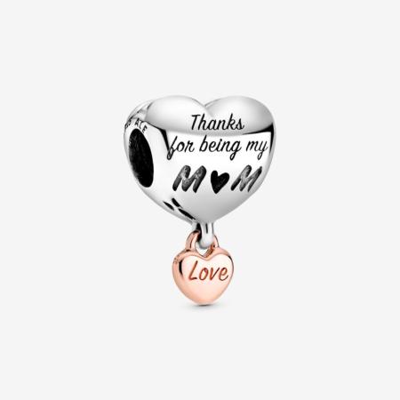 CHARM PANDORA "COEUR DE MAMAN"