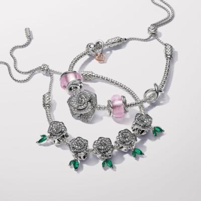 CHARM PANDORA MURANO ROSE CERCLE