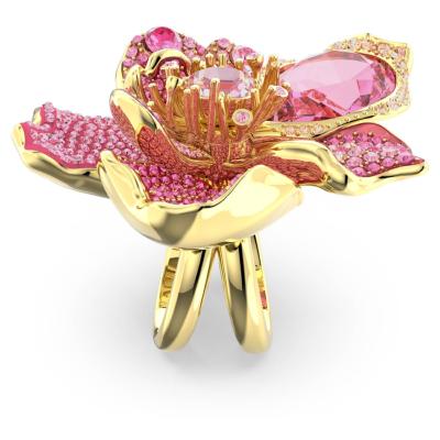 BAGUE SWAROVSKI FLORERE PAVE ROSE 