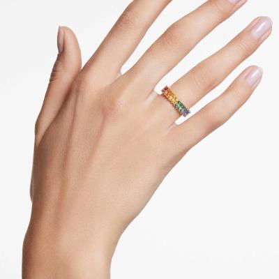 Bague Swarovski Matrix multicolore 