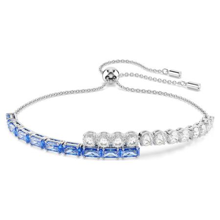Bracelet Swarovski Matrix bleu:blanc