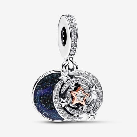 CHARM PANDORA DOUBLE ETOILES FILANTES 