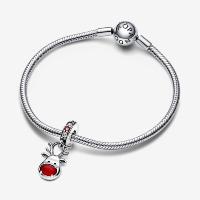 CHARM PANDORA RENNE AU NEZ ROUGE MURANO