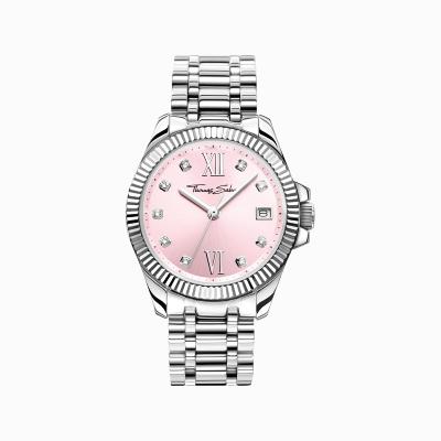 MONTRE THOMAS SABO DIVINE ACIER/FOND ROSE