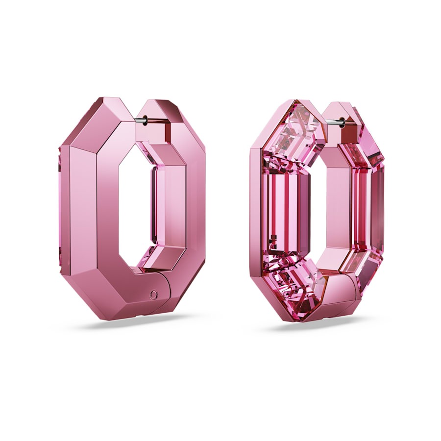 BOUCLES DOREILLES  ROSE POP LUCENT SWAROVSKI