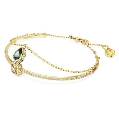 Bracelet Swarovski Stilla jonc vert/or 