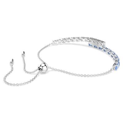 Bracelet Swarovski Matrix bleu:blanc