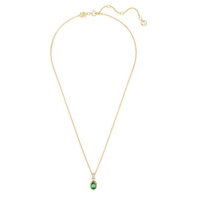 COLLIER SWAROVSKI STILLA TAILLE POIRE VERT