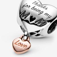 CHARM PANDORA "COEUR DE MAMAN"