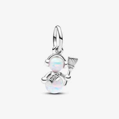 CHARM BONHOMME DE NEIGE OPALESCENT