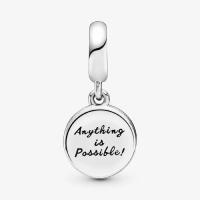 CHARM PANDORA TREFLE A 4 FEUILLES 