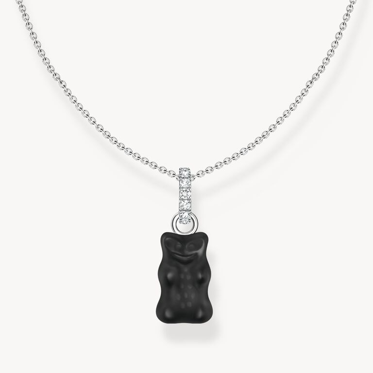 Collier Thomas Sabo Haribo ourson noir argent