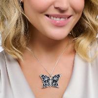 PEND.THOMAS SABO PAPILLON ETOILE ET LUNE