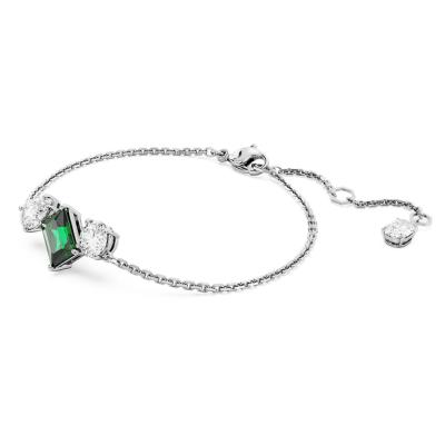 BRACELET SWAROVSKI MESMERA TAILLE VARIEE BLC/VERT