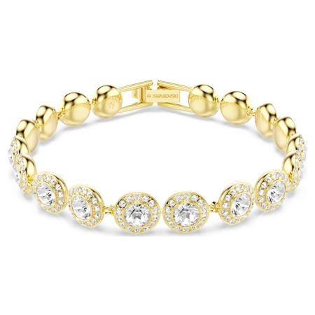 Bracelet Swarovski Una Angelic dore GM plaqué or 18 carat 