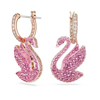 PENDANT D OREILLE SWAROVSKI ICONIC SWAN 
