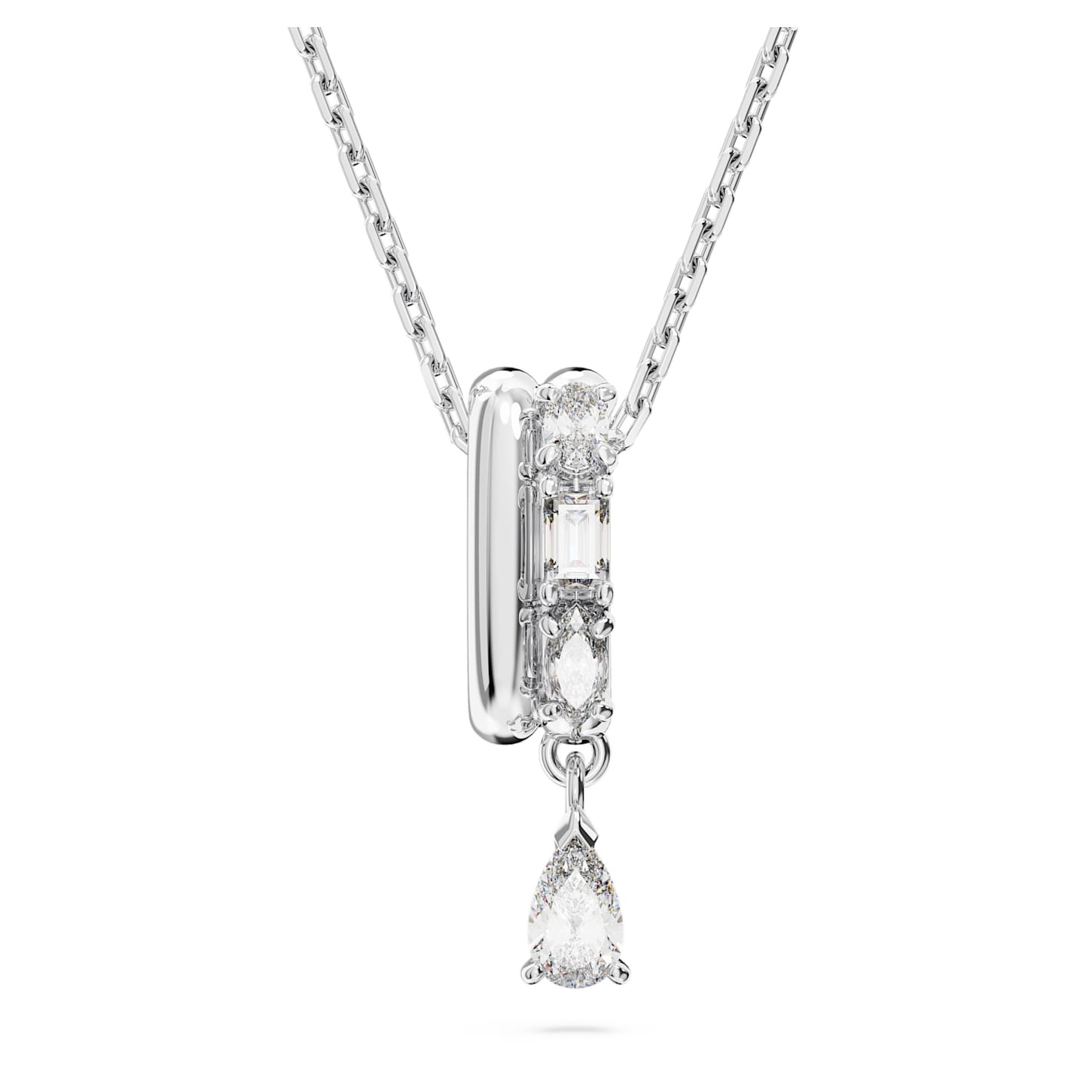 COLLIER SWAROVSKI DEXTERA TAILLES VARIÉES BLANC 