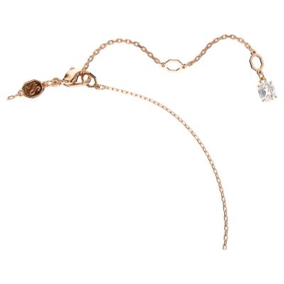 COLLIER SWAROVSKI HYPERBOLA INFINI ROSE TAILLE BAGUETTE