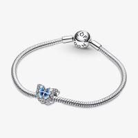 CHARM PANDORA PAPILLON BLEU 