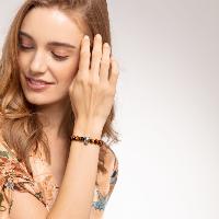 BRACELET THOMAS SABO ŒIL DE TIGRE / TIGRE 