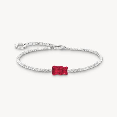 Bracelet Thomas Sabo tennis Haribo ourson rouge 