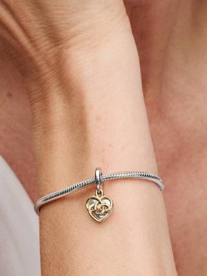 CHARM PANDORA DOUBLE MAMAN DIAMANT
