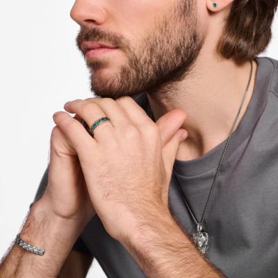 Bague Thomas Sabo écaille de crocodile 