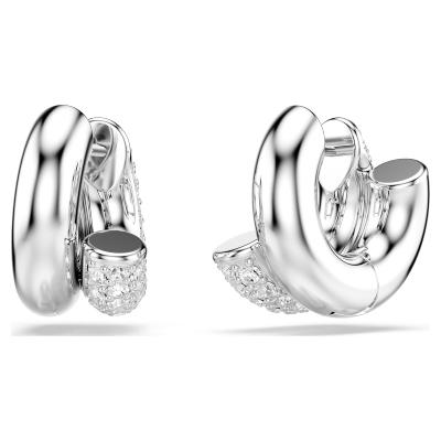 Boucles d'oreilles swarovski Dextera métal rhodié blanc