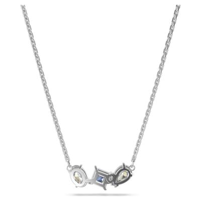 COLLIER SWAROVSKI MESMERA TAILLE VARIEE BLEUE