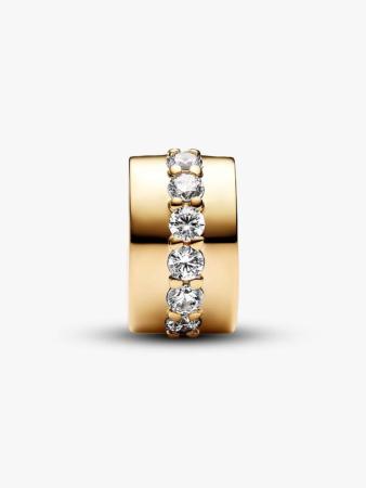CHARM CLIP PANDORA RANGEE SCINTILLANTE DOREE
